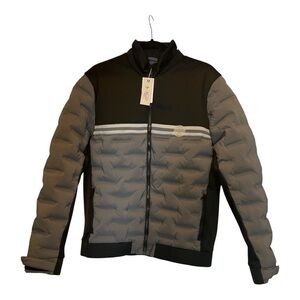 Original Penguin Black and Gray Puffer Jacket